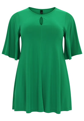 Tunic wide bottom circle sleeve DOLCE - green  - #4