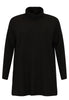 Pullover high neck RIB - black  - #2