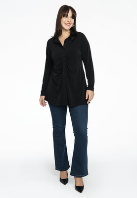 Blouse gathered front DOLCE - black  - #2