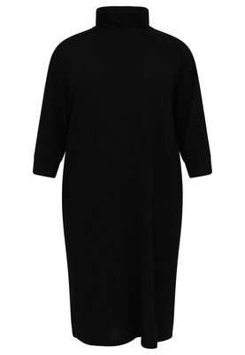 Pullover-dress RIB - black  - #4