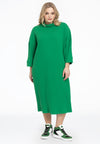 Pullover-dress RIB - green 