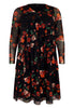 Dress frilled BABY ROSE - black  - #4