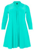 Tunic wide bottom DOLCE - turquoise - #4