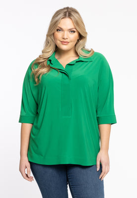 Shirt kimono sleeve DOLCE - green  - #1