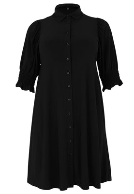 Dress buttoned DOLCE - black  - #4