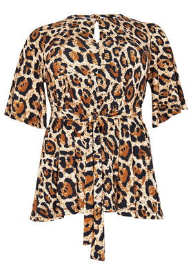 Tunic belt LEOPARD - light brown - #4