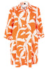 Blouse-jacket PALM TREE - orange  - #4