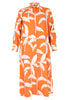 Blouse long PALM TREE - orange  - #4