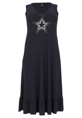 Dress A-line Star DOLCE - blue - #2