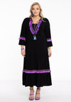 Dress long tassel DOLCE - black 