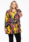 Tunic swing long sleeve AURA - black 