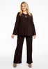 Tunic V-neck opening DOLCE - brown - #2