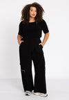 Trousers loose cargo DOLCE - black 