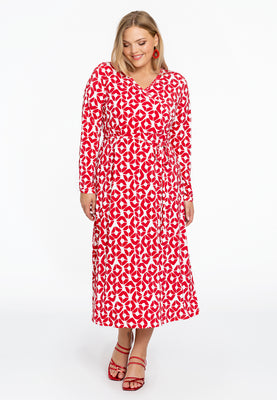 Dress wrap PENELOPE - red  - #2