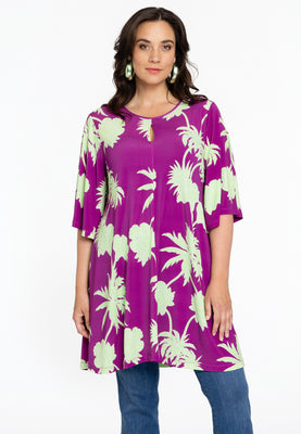 Tunic wide bottom ARTICHOKE - pink - #1