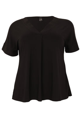 Tunic V-neck DOLCE - black  - #4