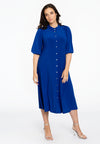 Dress smock shoulder DOLCE - indigo