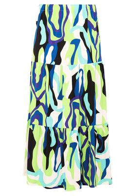 Skirt volant LUMI - light green - #3