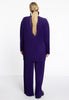 Tunic straight PLISSE - purple  - #3