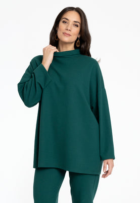 Pullover wide TYRA - dark green - #1