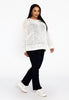 Pullover ajour KNIT - ecru - #2