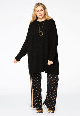 Pullover wide TEDDY - black  - #2