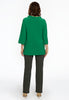 Shirt A-line turtle neck DOLCE - green  - #3