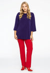 Shirt A-line turtle neck DOLCE - purple 