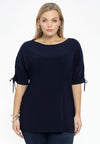 Tunic shoulder strings DOLCE - blue