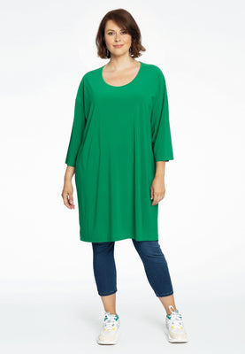 Tunic wide straight DOLCE - green  - #2