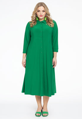 Dress-blouse long DOLCE - green  - #2