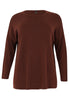 Pull square cashmere - brown