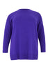 Pullover with slits Woolmix - purple  - #4