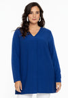 Pullover V-neck - indigo