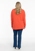 Pullover polo collar - orange  - #3