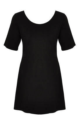 Tunic wide bottom VISCOSE - black  - #4