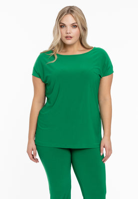 T-shirt cap sleeves DOLCE - green  - #1