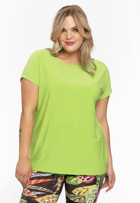 T-shirt cap sleeves DOLCE - bright green - #1