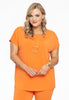 T-shirt cap sleeves DOLCE - orange 