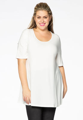 Tunic flare DOLCE - white  - #1