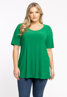 Tunic flare DOLCE - green  - #1