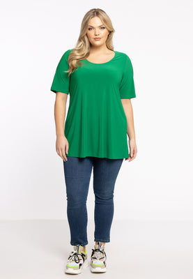 Tunic flare DOLCE - green  - #2