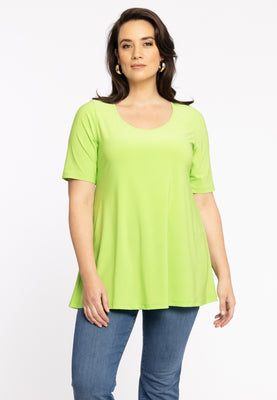 Tunic flare DOLCE - bright green - #1