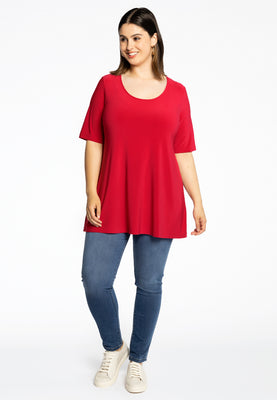 Tunic flare DOLCE - red  - #2