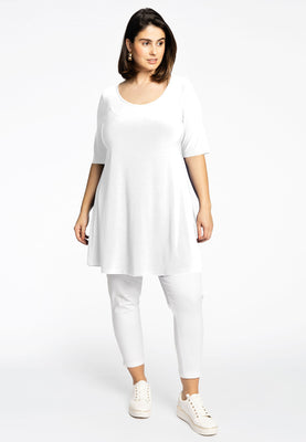 Tunic wide bottom DOLCE - white  - #2