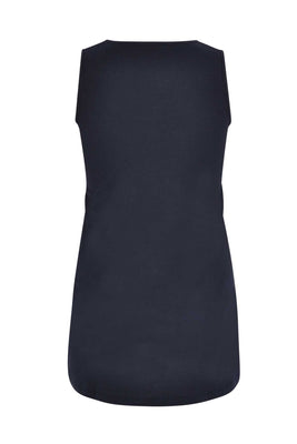 Singlet flare COTTON - blue - #3