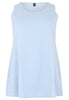 Singlet flare COTTON - light blue - #4