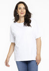 T-shirt wide COTTON - white 