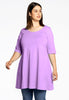 Tunic wide bottom COTTON - light purple