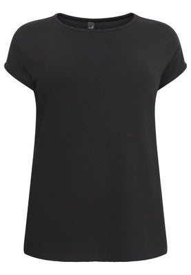 T-Shirt wide DIAGONAL - black  - #4